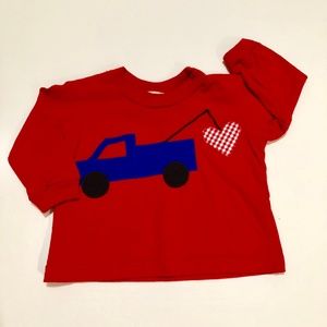 Boy's Valentine's Day Shirt in 9 Months